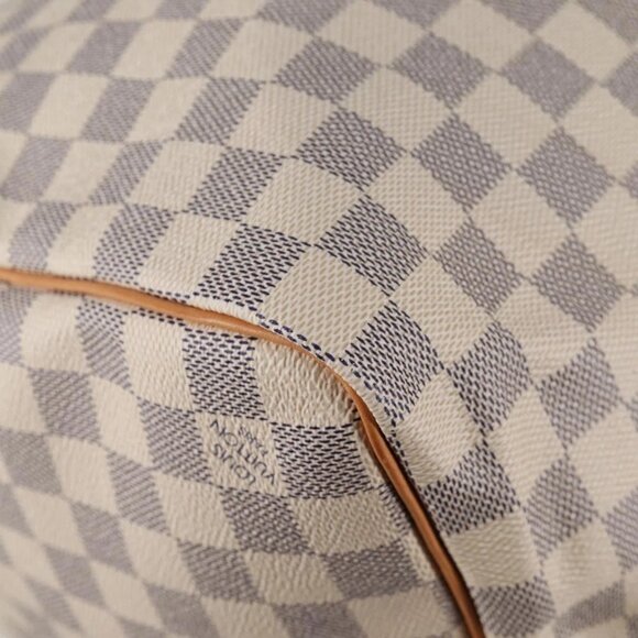 LOUIS VUITTON Damier Azur Keepall 50 Boston Bag N41430 LV Auth yk18884V - Picture 5 of 16